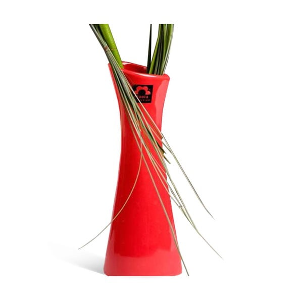 Váza Rhona 26 cm, červená