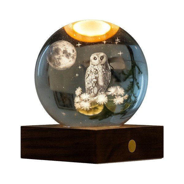 Kaasaskantav USB-valguskaunistus ø 8 cm Amber - Gingko