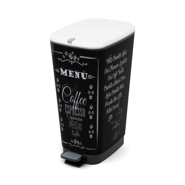 Must plastikust prügikast 50 l Chic Bin - KIS