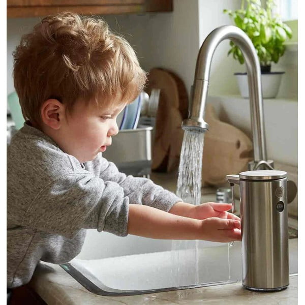 Hall automaatne terasest seebidosaator 266 ml - simplehuman-image-4