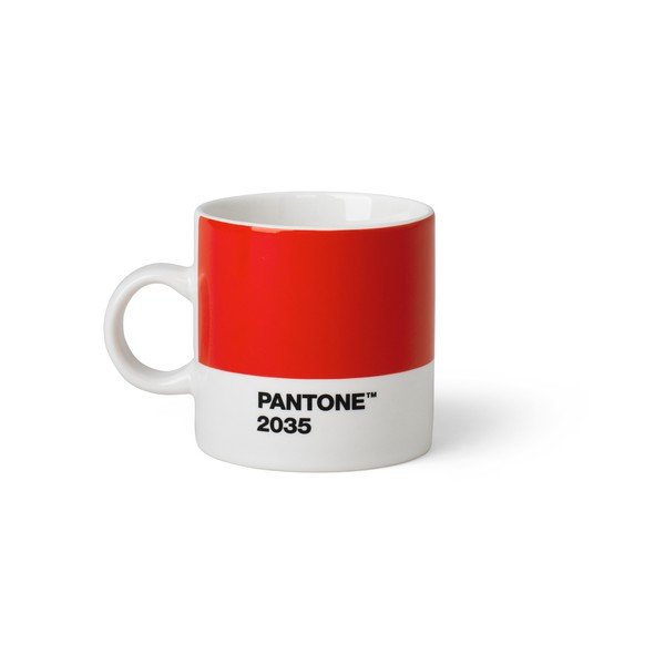 Punane portselanist espressotass, 120 ml Red 2035 – Pantone