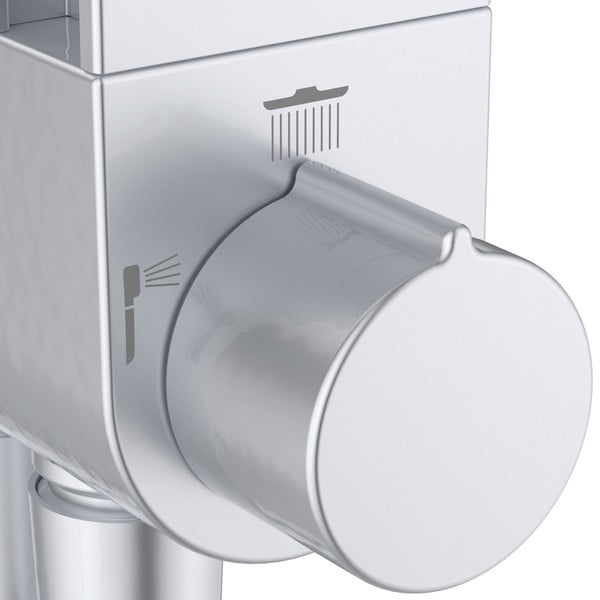 Metallist dušikomplekt, matt hõbedane 110 cm ALU+ - Ideal Standard-image-3