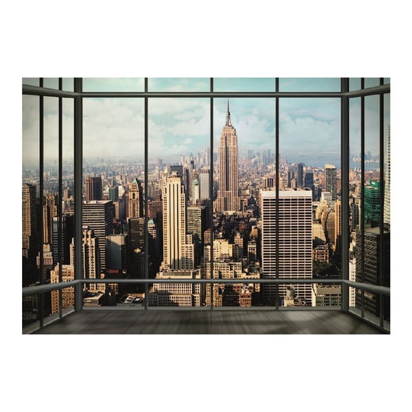 Velkoformátová tapeta New York Window, 360x253 cm