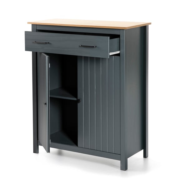 Tumesinine männipuidust kummut 90x110 cm Miranda – Marckeric-image-3