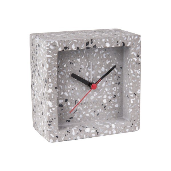 Šedé stolní hodiny s budíkem Karlsson Franky-image-1