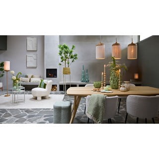 Kreemid söögitoolid, 2 tk komplektis Radaja - Light & Living