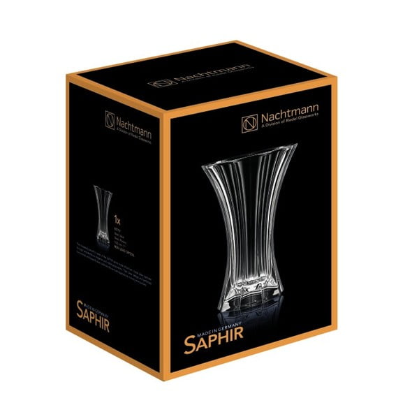 Kristallklaasist vaas, kõrgus 18 cm Saphir - Nachtmann-image-2