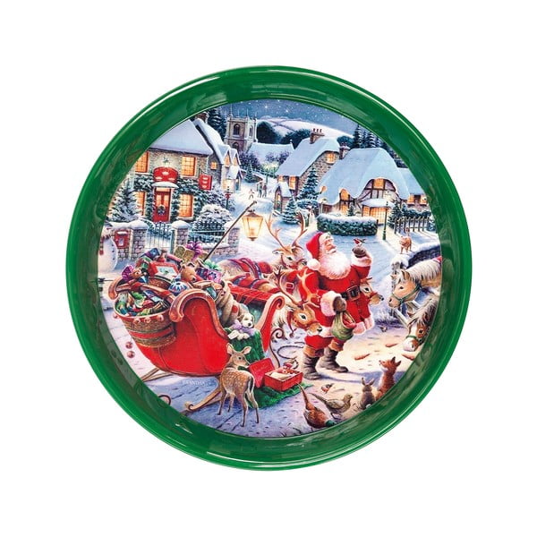 Ümmargune roheline kandik jõulumotiividega , ⌀ 38 cm Christmas - Brandani