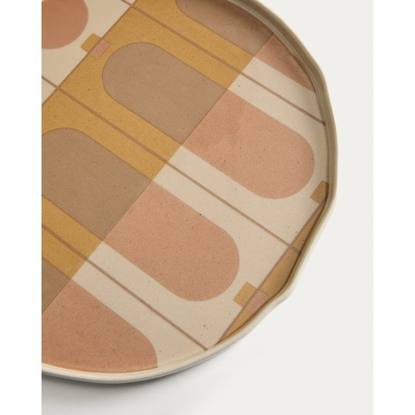 Keraamiline serveerimistaldrik ø 27 cm Julnet - Kave Home-image-1