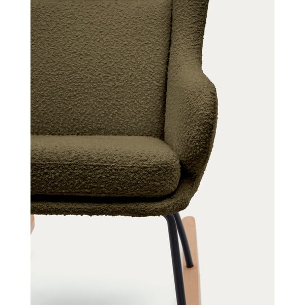 Roheline bukleekangast kiiktool Maustin - Kave Home-image-3