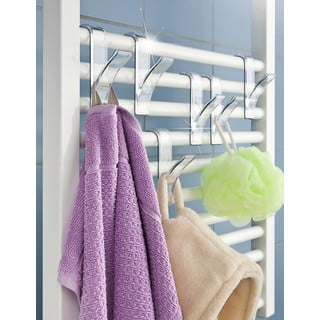 2 läbipaistva rätikukonksu komplekt Radiaator - Wenko