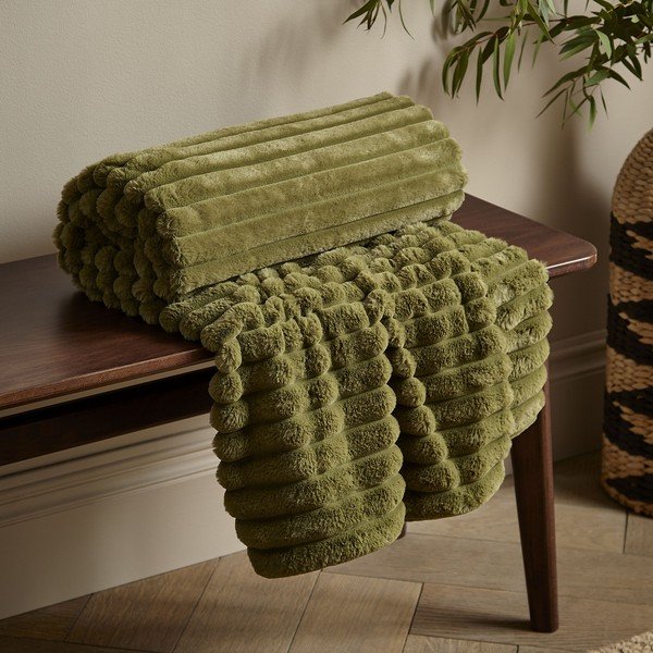 Mikrofliisist tekk 130x170 cm Cosy Ribbed - Catherine Lansfield-image-1
