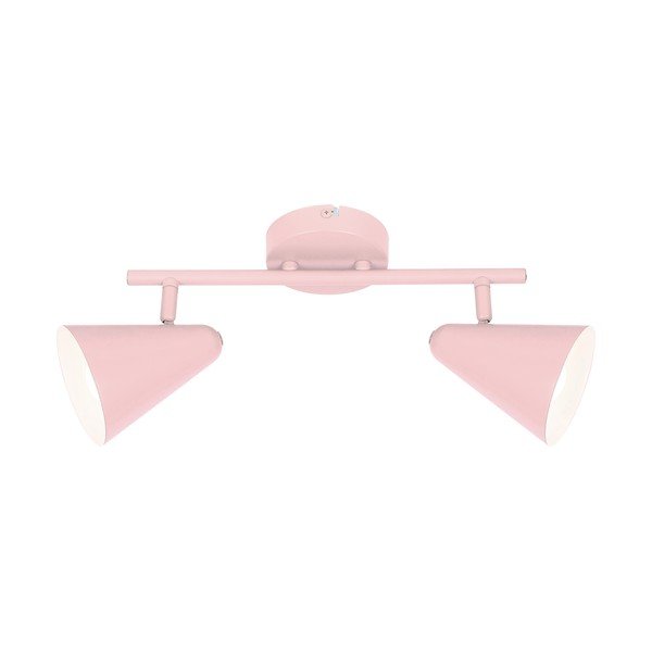 Heleroosa laevalgusti metallist varjuga 42x10 cm Amor - Candellux Lighting-image-1