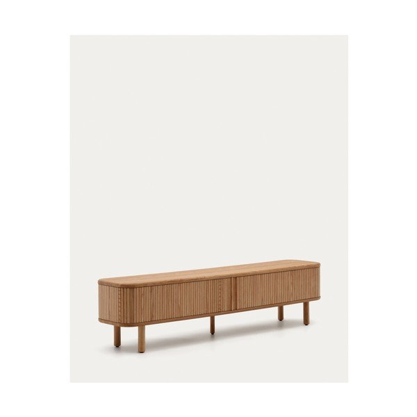 Saarepuidu spoonist TV-alus 200x50x40 cm Mailen - Kave Home-image-2