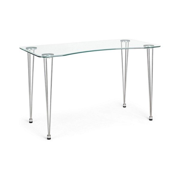 Töölaud klaasist pealispinnaga 60x120 cm Rondo - Bizzotto