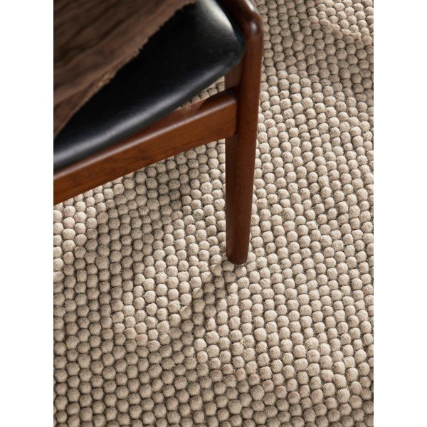 Beež käsitsi kootud villane ümmargune vaip ø 200 cm Richmond Diana - Ted Baker-image-2