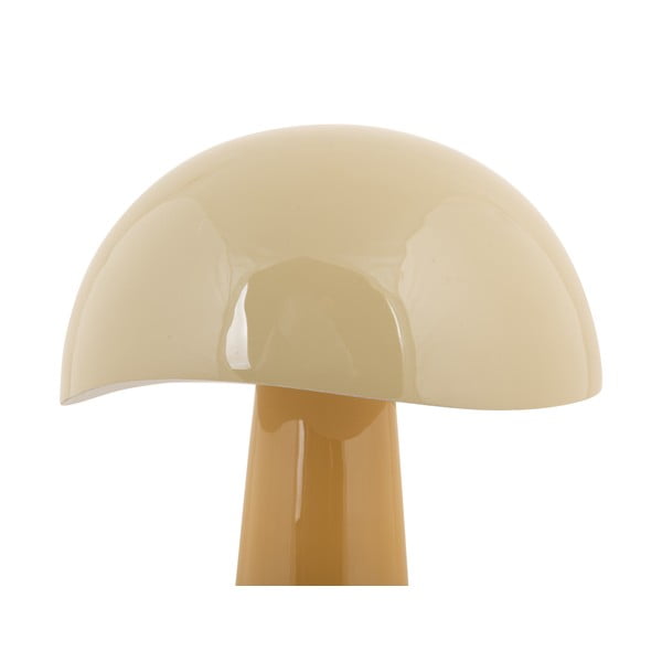 Ookerkollane lauavalgusti metallist varjuga (kõrgus 33 cm) Grato - Leitmotiv-image-1