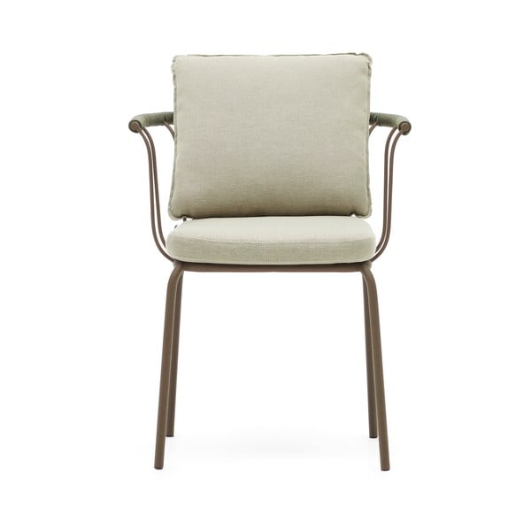 Roheline ja beež metallist aiatool Salguer - Kave Home-image-2