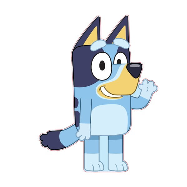 Fliisist laste padi 25x33 cm Bluey - Jerry Fabrics