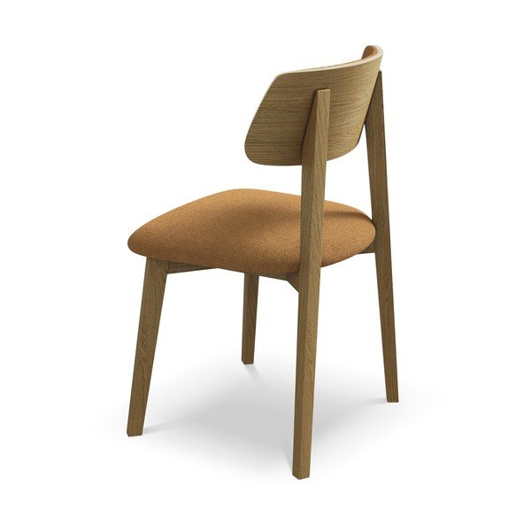 Täispuidust söögitoolid terrakota värvi Niu - Makamii-image-3