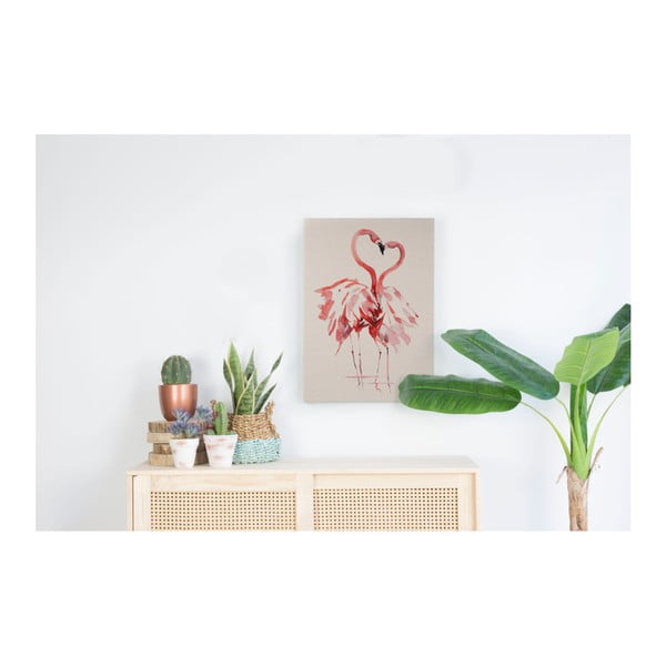 Maal lõuendil Flamingo, 40 x 60 cm - Surdic-image-1