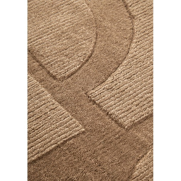 Beež käsitsi kootud villane vaip 80x150 cm Alexis - Villeroy&Boch-image-4