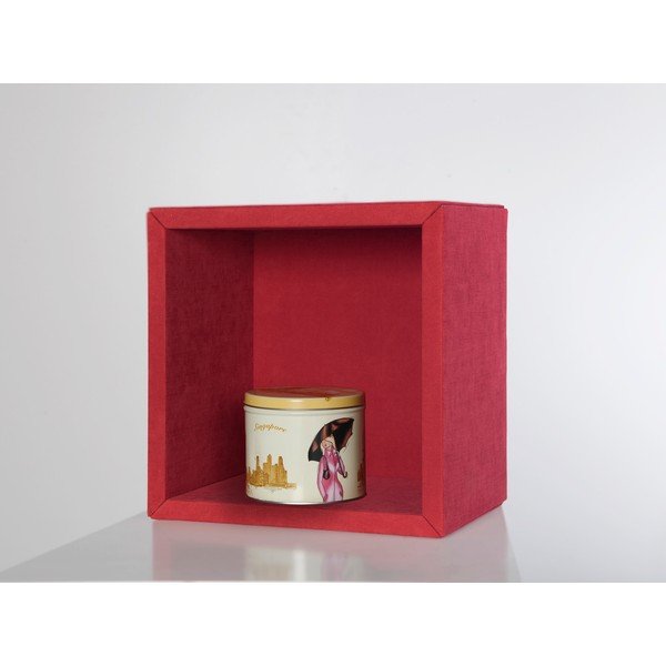 Červená nástěnná police Silky