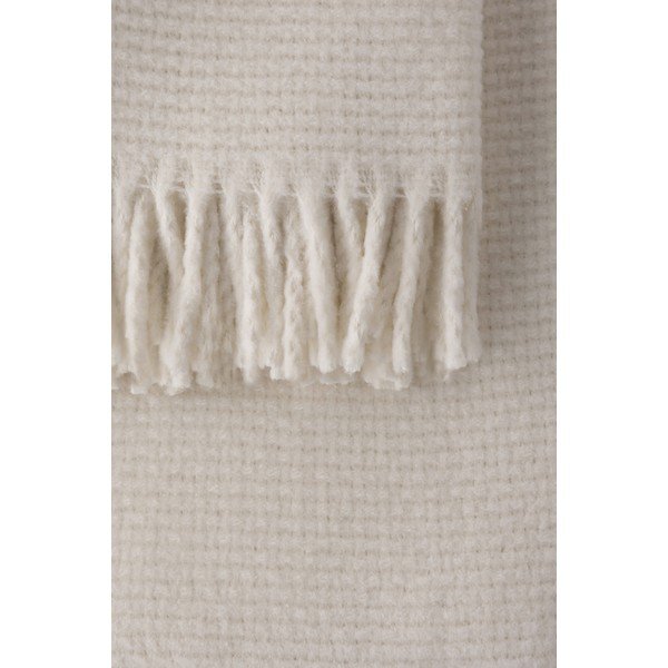 Kreemjas puuvillane ruuduline kangas , 140 x 180 cm Zen - Euromant-image-1