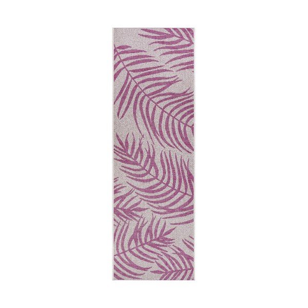 Roosa ja beež õuejooksja , 70 x 300 cm Palmera - NORTHRUGS