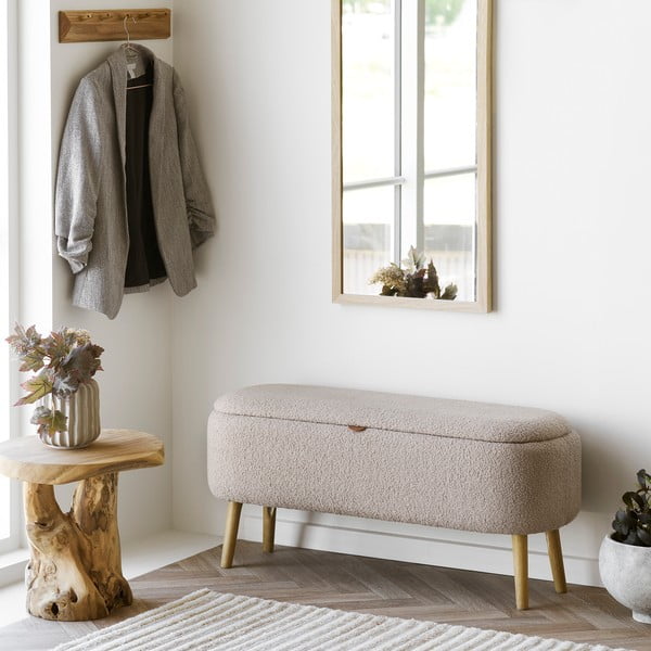 Beež bouclé kangast pink Harlow – House Nordic-image-1