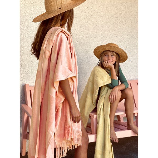 Roosa puuvillane rannarätik , 160 x 90 cm Luxe - Sunnylife-image-3