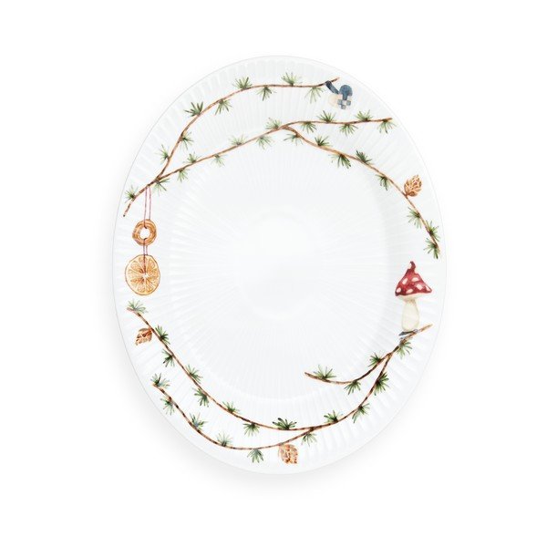Portselanist kandik jõulumotiiviga 22,5x28,5 cm Hammershøi Christmas - Kähler Design