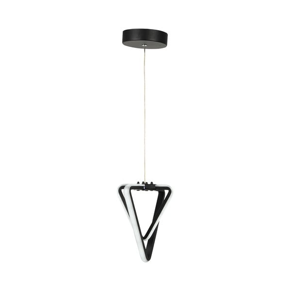 Must metallist LED rippvalgusti ø 20 cm Baris - Squid Lighting