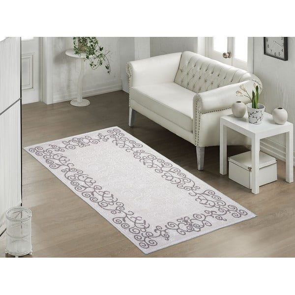 Hall ja beež puuvillane vaip , 60 x 90 cm Orkide - Vitaus-image-1