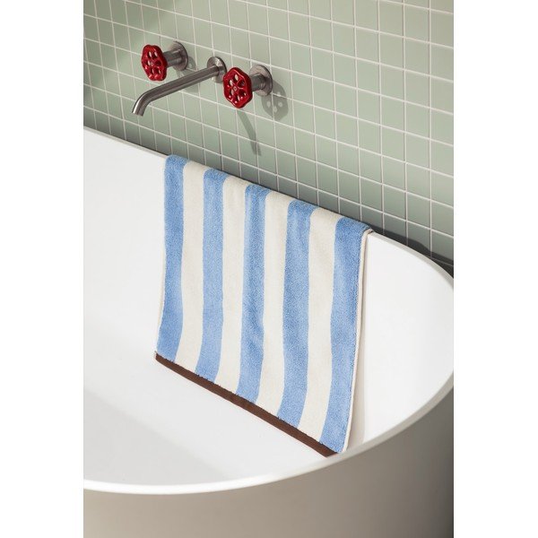 Sinine tekstiilist vannitoamatt 50x80 cm Gobo - noo.ma-image-1