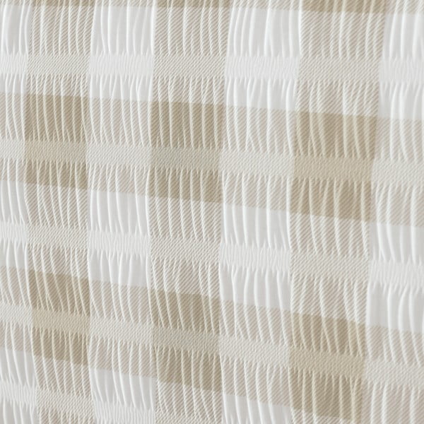 Valge-beež krepp voodipesu üheinimesevoodile 135x200 cm Gingham Check - Catherine Lansfield-image-4