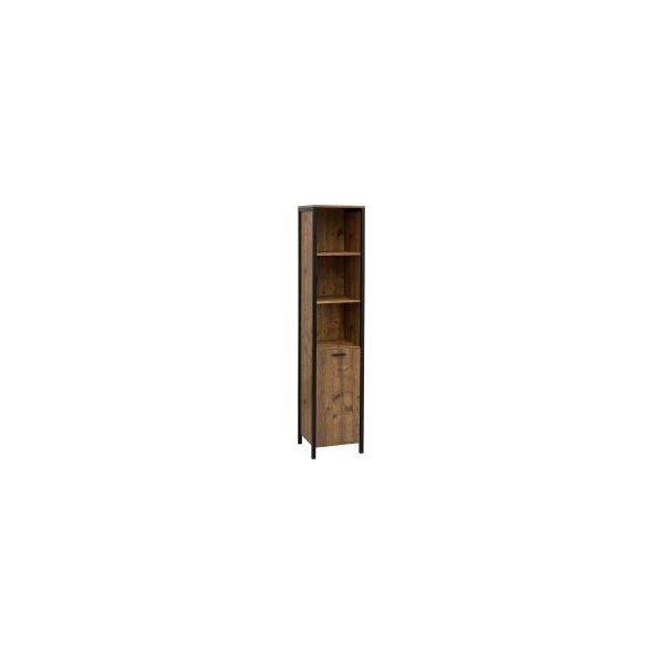 Tumepruun vannitoakapp , 38 x 175 cm Werra - Støraa-image-1