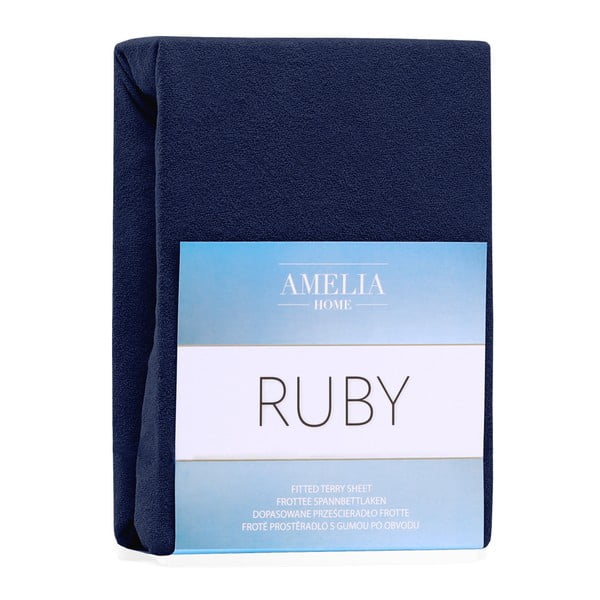 Tumesinine elastne lina kaheinimesevoodile Siesta, 220/240 x 220 cm Ruby - Restilo-image-2