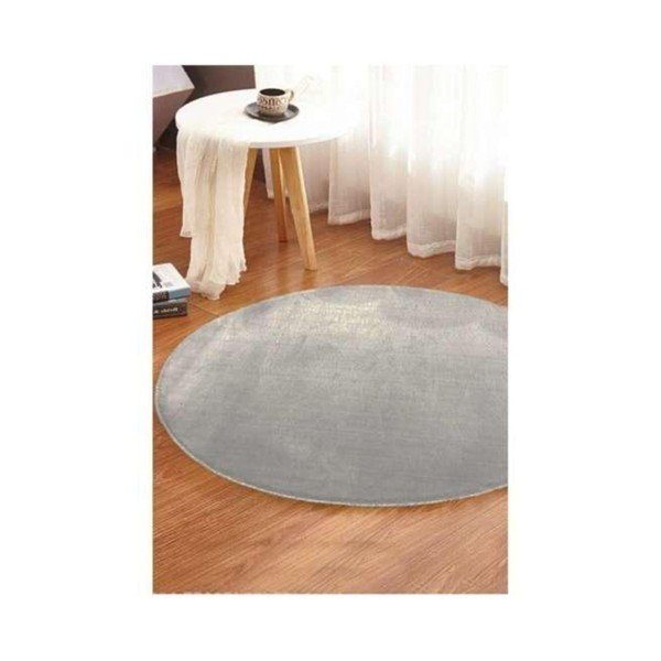 Helehall pestav ümmargune vaip ø 120 cm Pelush Grey - Mila Home-image-1