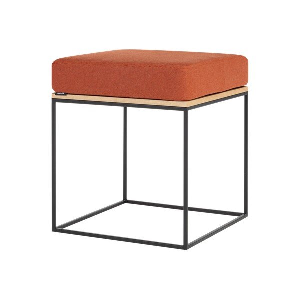 Terrakota värvi polsterdatud tool Feo - noo.ma
