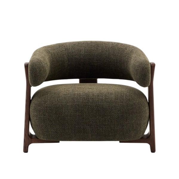 Roheline šenill-tool Granite - Kave Home-image-2