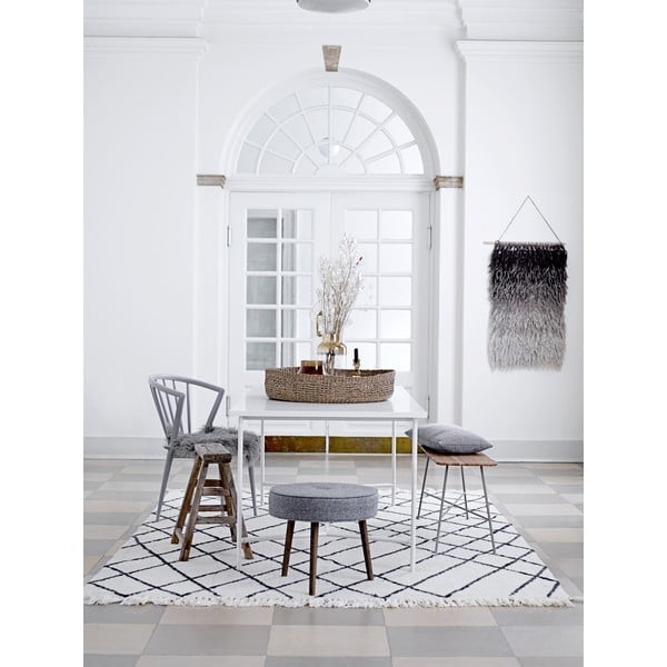 Valge villane vaip Geo, 200 x 300 cm - Bloomingville-image-3