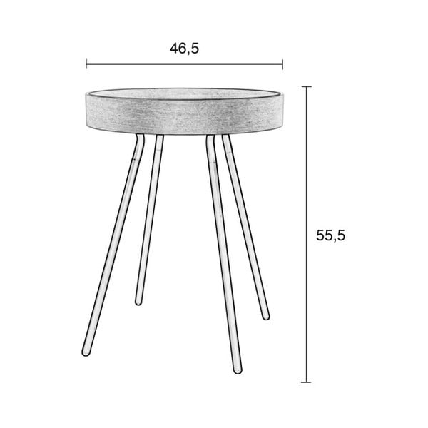 Kokkupandav lauataldrik Oak Tray - Zuiver-image-4