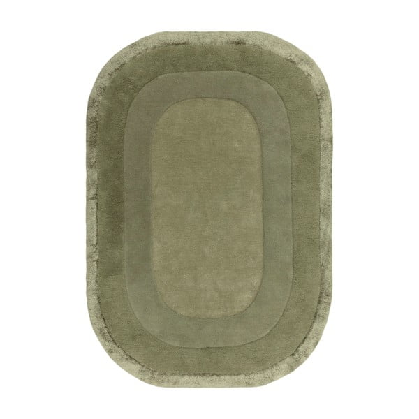 Roheline käsitsi kootud villaseguga vaip 200x290 cm Halo - Asiatic Carpets