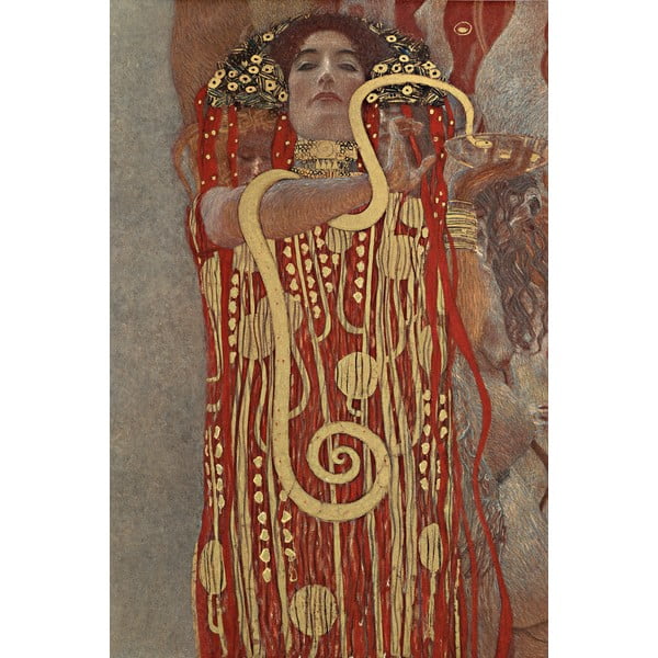 Maal - reproduktsioon 60x90 cm Hygieia, Gustav Klimt - Fedkolor
