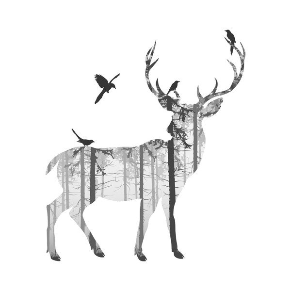 Samolepka Fanastick Cerf Des Bois-image-2