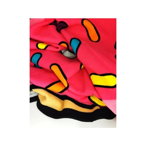 Roosa puuvillane rätik ø 150 cm Donut - JAHU collections-image-2