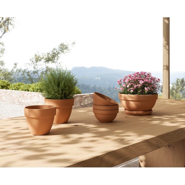Terrakotta lillepott ø 20 cm Amalia Campana - Artevasi-image-4