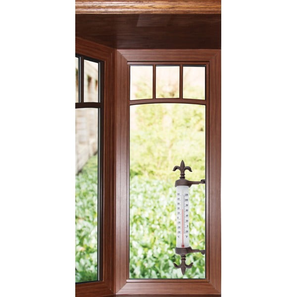 Valuraua aknatermomeeter antiikne - Esschert Design-image-1