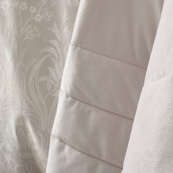 Kreem sametist tepitud voodikate 220x230 cm Bridgerton Regal Velvet - Catherine Lansfield-image-3